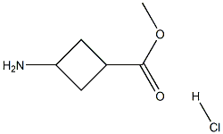 methyl 3-aminocyclobutanecarboxylate hydrochloride Struktur