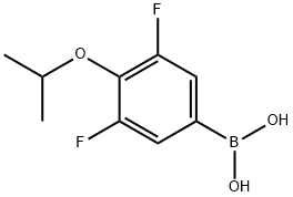 3,5-Difluoro-4-isopropoxyphenylboronic acid Struktur