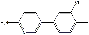 5-(3-Chloro-4-methylphenyl)pyridin-2-amine Struktur