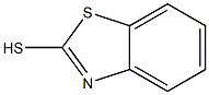 2-Mercaptobenzothiazole Solution Struktur