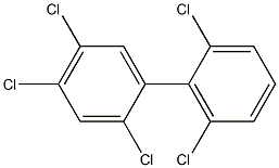 2,2'4,5,6'-Pentachlorobiphenyl Solution Struktur