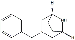 (1R,5S)-3-benzyl-3,8-diazabicyclo[3.2.1]octane Struktur