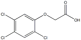 2,4,5-T 100 μg/mL in Methanol Struktur