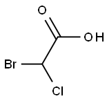 Bromochloroacetic acid 1000 μg/mL in Methyl tert-butyl ether Struktur