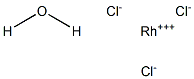 Rhodium chloride hydrate, 99.99% Struktur