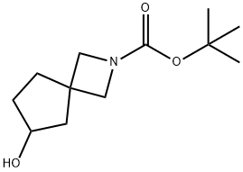 2-Boc-6-hydroxy-2-azaspiro[3.4]octane Struktur