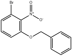 1-(benzyloxy)-3-broMo-2-nitrobenzene Struktur