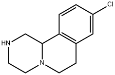 9-chloro-2,3,4,6,7,11b-hexahydro-1H-pyrazino[2,1-a]isoquinoline Struktur