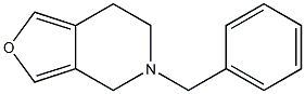 5-benzyl-4,5,6,7-tetrahydrofuro[3,4-c]pyridine Struktur