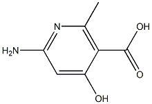 6-aMino-4-hydroxy-2-Methyl-nicotinic acid Struktur