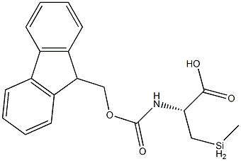 (R)-2-((((9H-fluoren-9-yl)Methoxy)carbonyl)aMino)-3-(Methylselanyl)propanoic acid Struktur