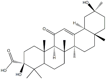 3-oxoglycyrrhetinic acid Struktur