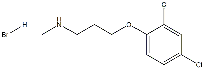 3-(2,4-Dichlorophenoxy)-N-Methylpropan-1-aMine hydrobroMide Struktur