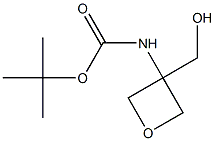 3-(Boc-aMino)oxetane-3-Methanol Struktur