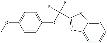 2-(Difluoro(4-Methoxyphenoxy)Methyl)benzo[d]thiazole Struktur