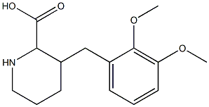 3-(2,3-diMethoxybenzyl)piperidine-2-carboxylic acid Struktur