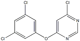 4-(3,5-dichlorophenoxy)-6-chloropyriMidine Struktur