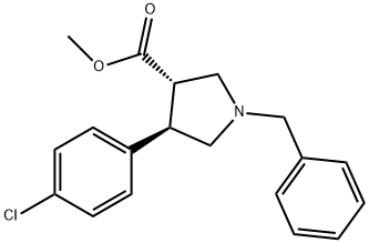 Trans-Methyl 1-benzyl-4-(4-chlorophenyl)pyrrolidine-3-carboxylate