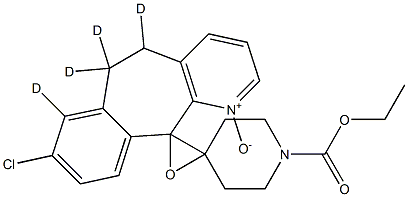 Loratadine-d4 Epoxide N-Oxide Struktur