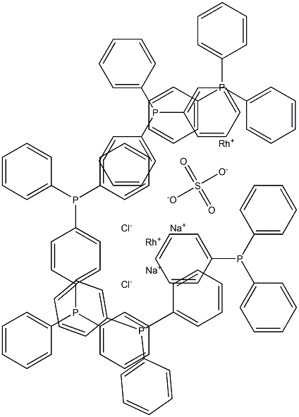 Tris(triphenylphosphine)rhodiuM(I) Chloride Sulfate SodiuM Salt Struktur