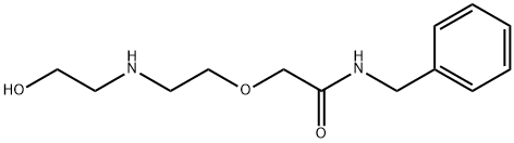 N-Benzyl-2-[2-[(2-hydroxyethyl)aMino]ethoxy]acetaMide Struktur