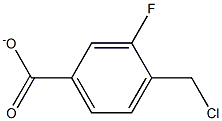 3-fluro-4-chloroMethyl benzoate Struktur