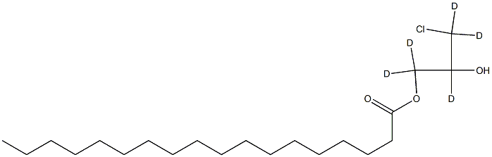 Octadecanoic Acid 3-Chloro-2-hydroxypropyl-d5 Ester Struktur