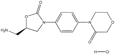 (R)-4-(4-(5-(aMinoMethyl)-2-oxooxazolidin-3-yl)phenyl)Morpholin-3-one (Hydrochloride) Struktur