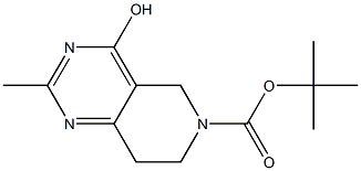 4-Hydroxy-2-Methyl-7,8-dihydro-5H-pyrido[4,3-d]pyriMidine-6-carboxylic acid 
tert-butyl ester Struktur