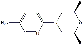 6-((2S,6R)-2,6-diMethylMorpholino)pyridin-3-aMine Struktur