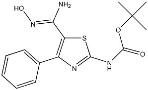 2-(Boc-aMino)-4-phenylthiazole-5-carboxaMidoxiMe, 97% Struktur