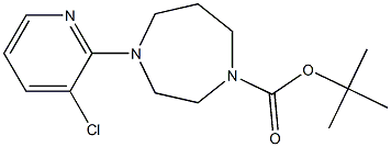 1-Boc-4-(3-chloro-2-pyridyl)hoMopiperazine, 95% Struktur