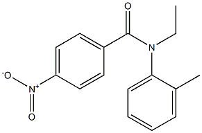 N-Ethyl-4-nitro-N-(2-Methylphenyl)benzaMide, 97% Struktur