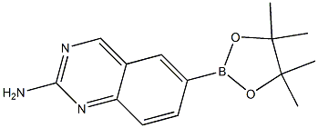 6-(4,4,5,5-TetraMethyl-[1,3,2]dioxaborolan-2-yl)-quinazolin-2-ylaMine Struktur