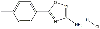 5-p-Tolyl-[1,2,4]oxadiazol-3-ylaMine hydrochloride Struktur