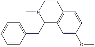 1-benzyl-7-Methoxy-2-Methyl-1,2,3,4-
tetrahydroisoquinoline Struktur