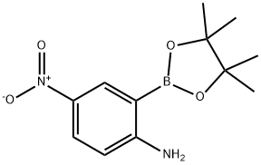 4-NITRO-2-(4,4,5,5-TETRAMETHYL-1,3,2-DIOXABOROLAN-2-YL)ANILINE Struktur