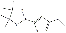 2-(4-ethylthiophen-2-yl)-4,4,5,5-tetraMethyl-1,3,2-dioxaborolane Struktur