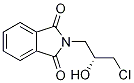 (R)-2-(3-chloro-2-hydroxypropyl)isoindoline-1,3-dione Struktur