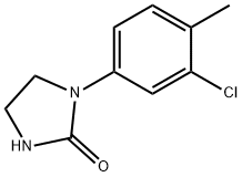 1-(3-Chloro-4-methylphenyl)imidazolidin-2-one Struktur