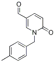 1,6-Dihydro-1-(4-methylbenzyl)-6-oxopyridine-3-carboxaldehyde Struktur