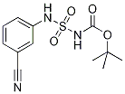 tert-Butyl 3-(3-cyanophenyl)-2,2-dioxodiazathiane-1-carboxylate Struktur