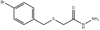 2-[(4-BROMOBENZYL)THIO]ACETOHYDRAZIDE Struktur