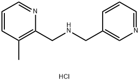 (3-METHYL-PYRIDIN-2-YLMETHYL)-PYRIDIN-3-YLMETHYL-AMINE TRIHYDROCHLORIDE Struktur