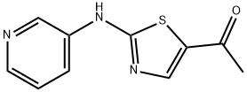 1-[2-(3-pyridinylamino)-1,3-thiazol-5-yl]-1-ethanone Struktur