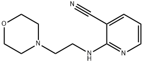 2-[(2-Morpholin-4-ylethyl)amino]nicotinonitrile Struktur