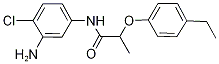 N-(3-Amino-4-chlorophenyl)-2-(4-ethylphenoxy)-propanamide Struktur