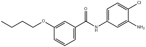 N-(3-Amino-4-chlorophenyl)-3-butoxybenzamide Struktur