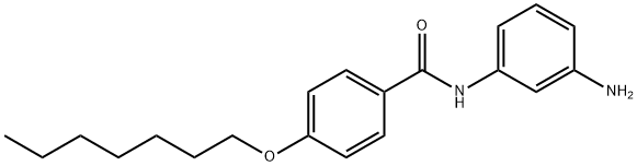 N-(3-Aminophenyl)-4-(heptyloxy)benzamide Struktur