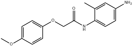 N-(4-Amino-2-methylphenyl)-2-(4-methoxyphenoxy)-acetamide Struktur